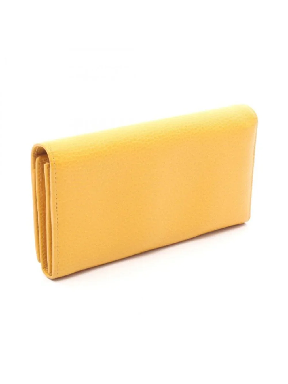★SOLD★ Gucci Bifold Wallet Swing Yellow Leather - Picture 2 of 7